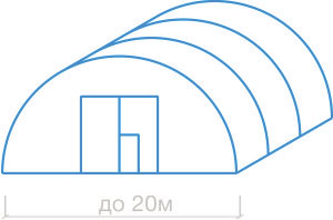 Как покрыть профнастилом арочный ангар